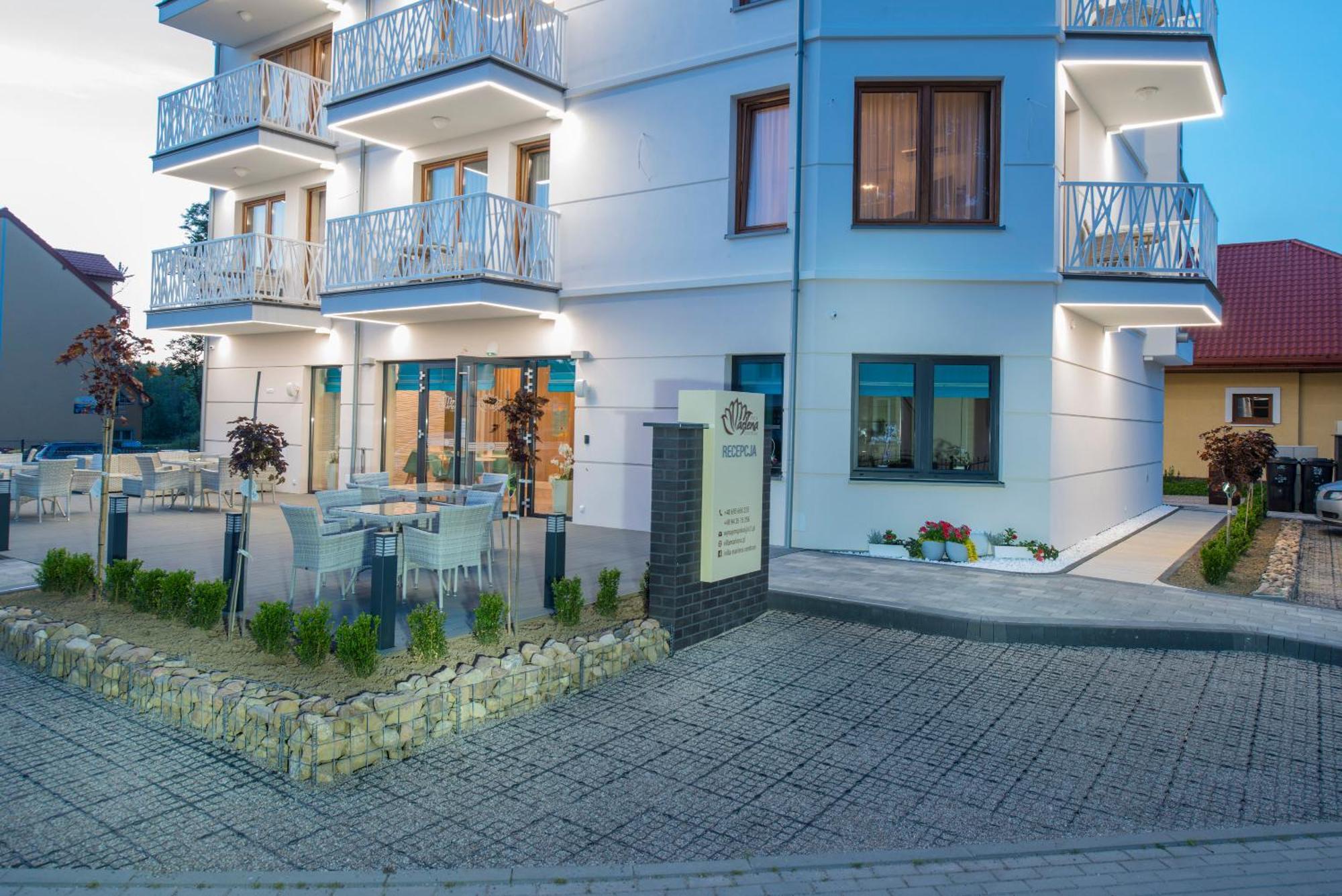 Villa Marlena Centrum-Kawa,Herbata I Soki Dostepne Cala Dobe W Cenie Pokoju Ustronie Morskie Exterior foto